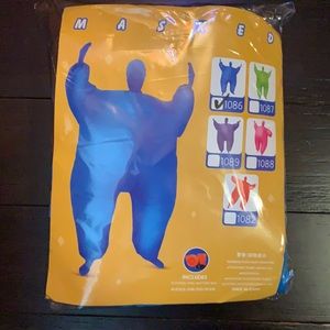 Brand new blue chubby suit only missing gloves